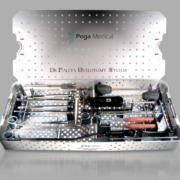 Surgical tray display of the DPOS instruments