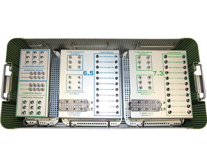 Overhead view of the Free-Gliding SCFE Screw System case